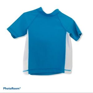 Boys Blue Rashguard 3T Swim Top